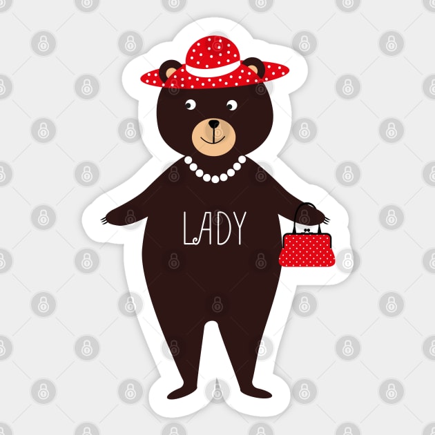 Lady Sticker by grafart